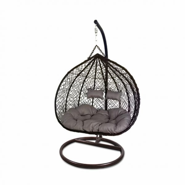 Rattan Hanging Egg Chair - Double Seater