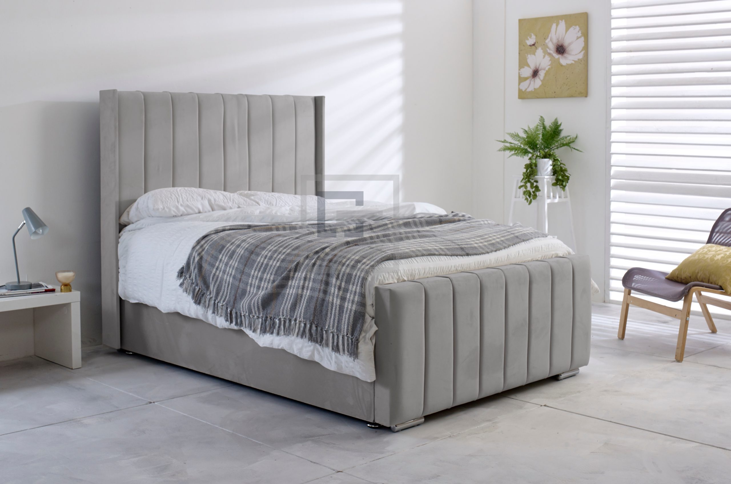 Grey deals wing bed