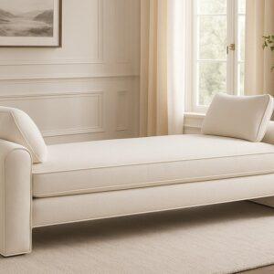 Bespoke Sofa Day Bed - Ivory Fabric