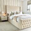 Regal Wingback Bed