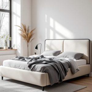 Ella Bed Frame with Contrast Piping