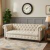 Ivory Chesterfield Sofa – Classic